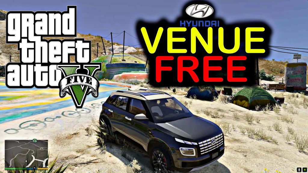 Hyundai Venue Mode Free Download For GTA-5 How to Add Hyundai Venue In GTA-5 || 2024 Model