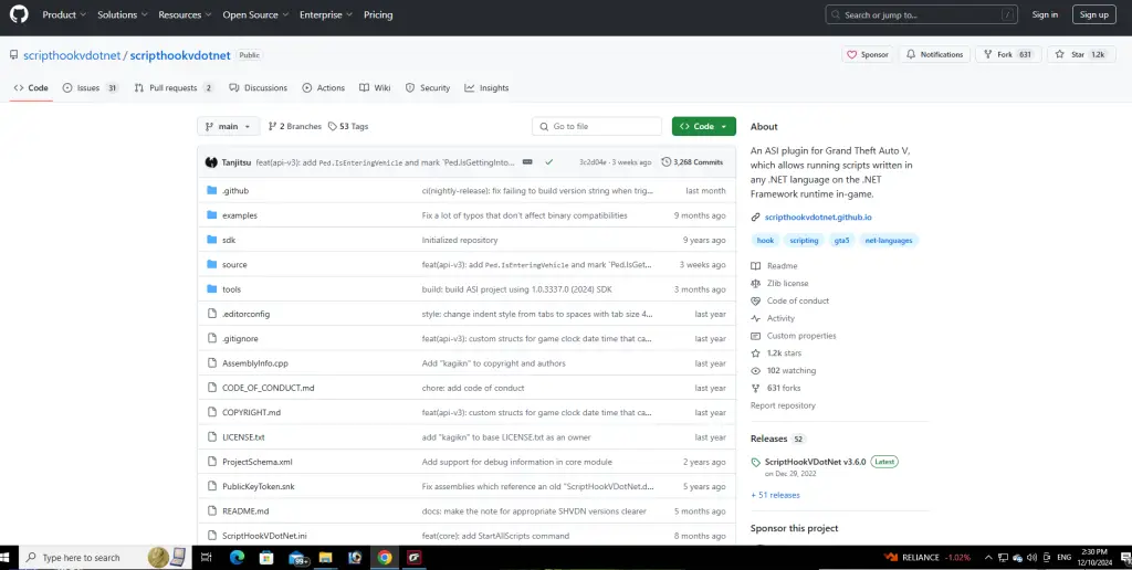 scripthook v dot net for 3028 version of gta v