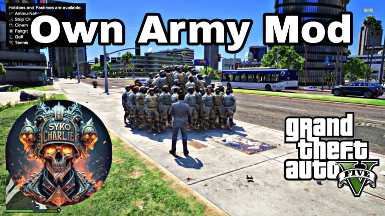How To Get Own PERSONAL ARMY In GTA V Just Press 1 Button