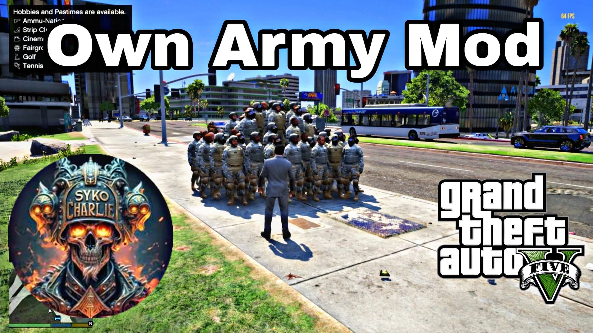 How To Get Own PERSONAL ARMY In GTA V Just Press 1 Button