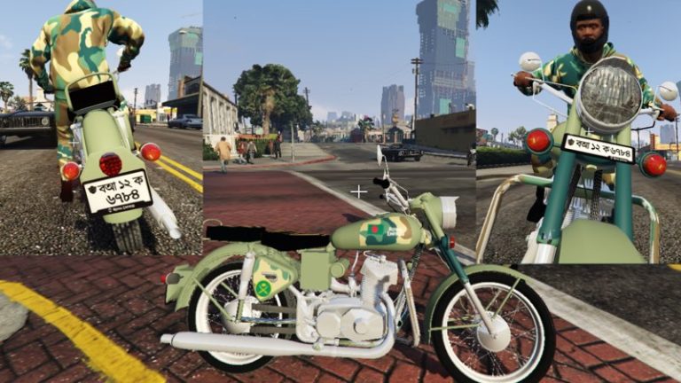 Bullet Bike Bangladesh Army for GTA V Free Download | Add-On Installation Guide