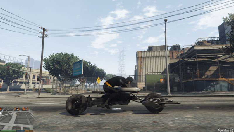 Batman Bike For GTA V
